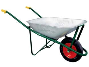 CARRIOLA PER EDILIZIA CON VASCA ZINCATA SMONTATA LT.75  vasca zincata smontata lt.75 spessore 8/10    BPA