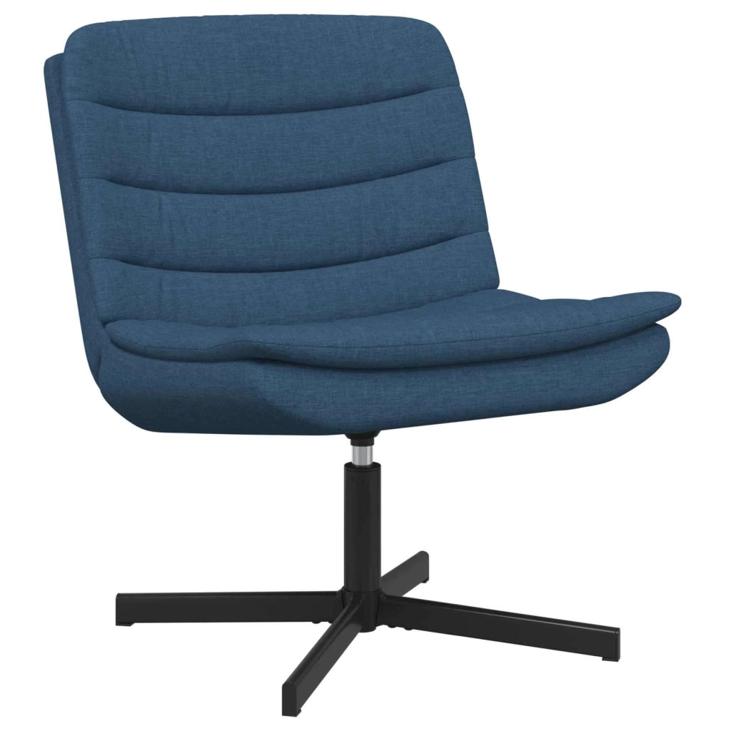 Sedia girevole Blu 63 x 75 x 76 cm Tessuto 42007357