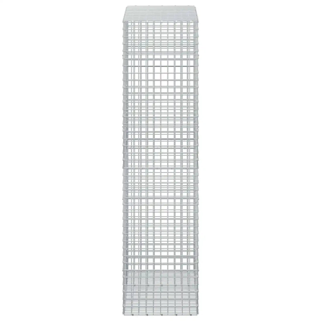 Gabione con filo da 5 mm e rete da 5x5 cm 150x50x200 cm 3464301