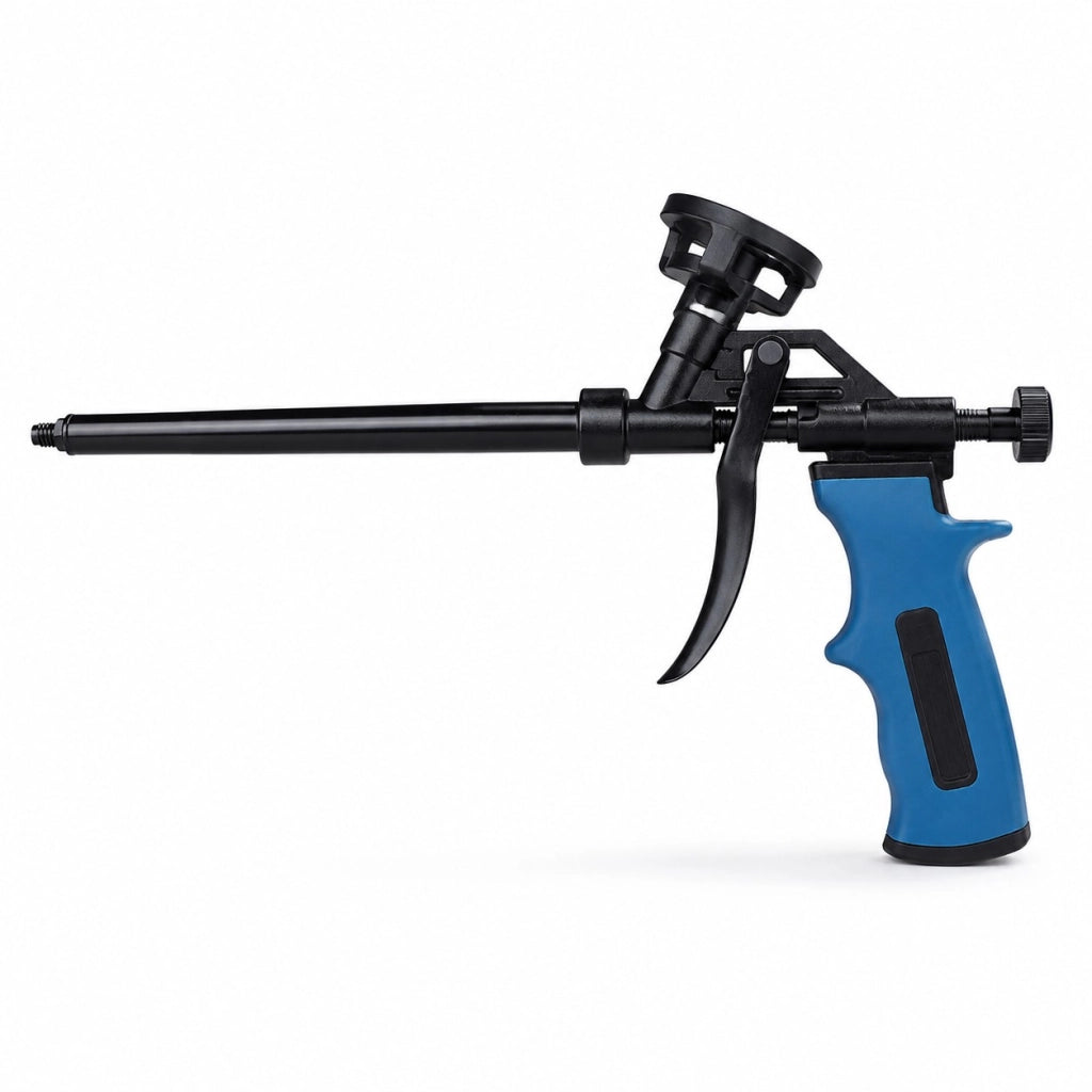 Pistola professionale per schiuma poliuretanica PU Victeche con rivestimento Teflon canna 160 mm ugello 2 mm regolabile