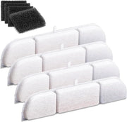 Sostituzione filtro per acqua per gatti - Set di 4 spugne filtro
