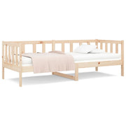 Letto singolo | Letto per adulti | Dormeuse senza Materasso 90x190 cm in Legno Massello di Pino