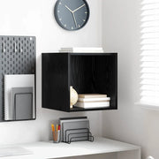 vidaXL Armadietto a muro Rovere nero 37 x 37 x 37 cm Legno multistrato