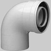 CURVA COASSIALE BAXI 90  °  Dm. 60100     BAXI