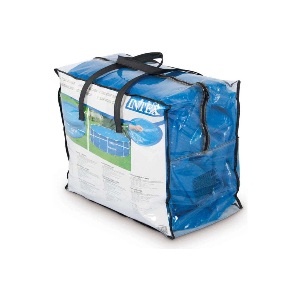 Intex Telo di Copertura Solare per Piscina Easy Frame 457 cm Spessore 160 Micron Dimensioni di Produzione: Circa 448 cm 28013 Blu Personalizzabile