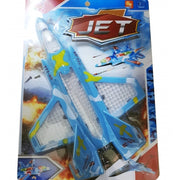 Trade Shop - Jet Aereo Guerra Modello Luci Suoni Aeroporto Internazionale Missile Bimbi Gioco -