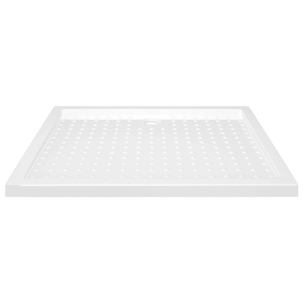 Piatto Doccia con Superficie Puntinata Bianco 80x100x4cm in ABS 148897