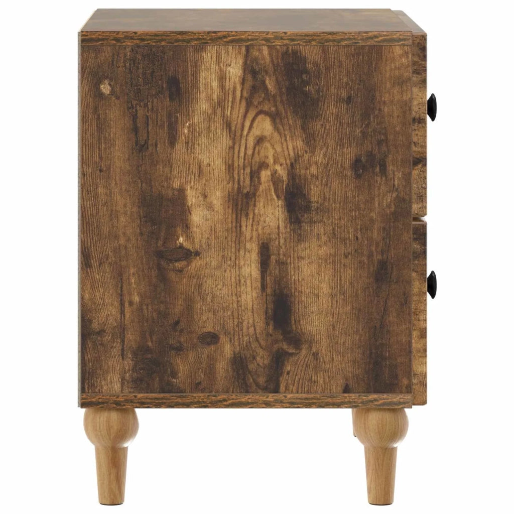 Armadio da Notte con cassetto Rovere Fumo 43 x 34,5 x 48 cm 894075