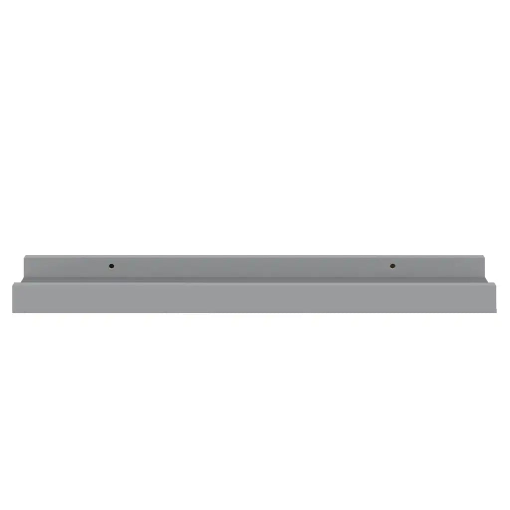 Mensole Loggia per Foto 2 pz Grigie 40x9x3 cm in MDF cod mxl 64647