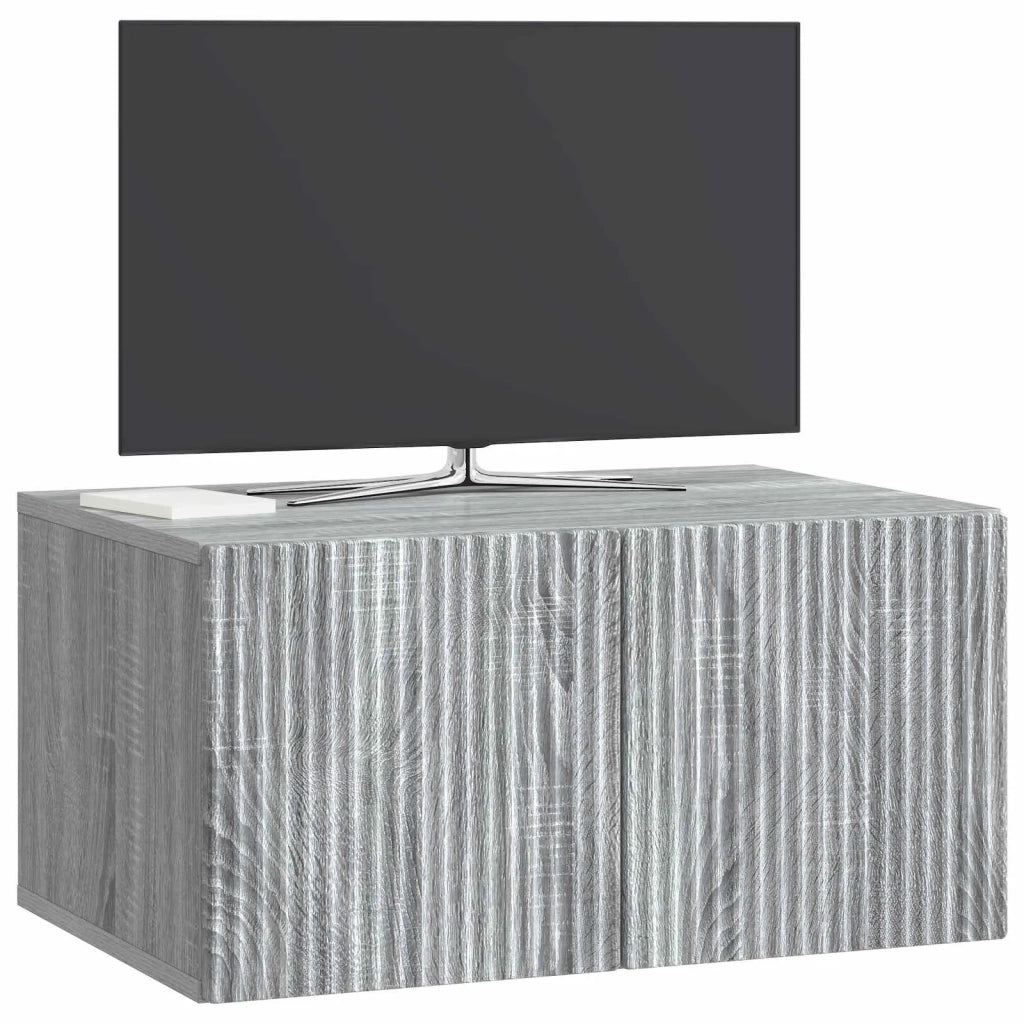 Mobile Porta TV da Muro Grigio Sonoma 59,5 x 41 x 30 cm 898511
