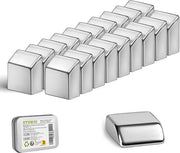 20 pezzi di magneti neodymium 10 x 10 x 4 mm quadrati magneti neodymium extra forti a click con angolo facile da rimuovere, magneti a angolo per whiteboard, frigorifero, foto, hobby