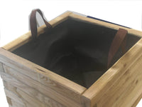 Fioriera da Giardino 40x40xh30,5 cm in Legno Impregnato