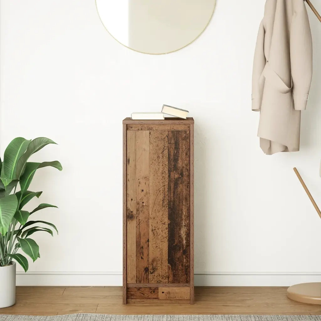 Credenza Legno Antico 29,5x34x76 cm in Legno Multistrato