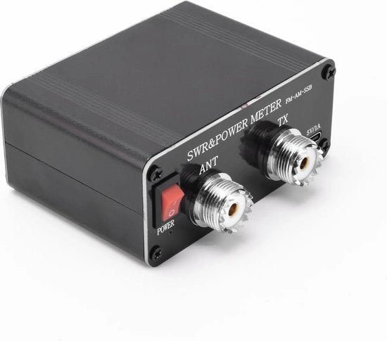 Misuratore di Potenza e SWR Digitale 120W con Display OLED e Allarme SWR Elevato per Radioamatori