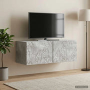 Mobile Porta TV da Muro 59,5 x 41 x 30 cm Grigio Cemento 898848