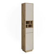Armadio alto Beatrice Cachemire/Rovere artigianale 38 x 190 cm Vicco