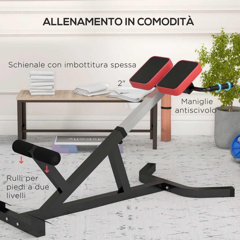 Sedia da Pranzo Regolabile Imbottita ¨C Zephmum ¨C Nero Acciaio PU 126x70x67-84 cm