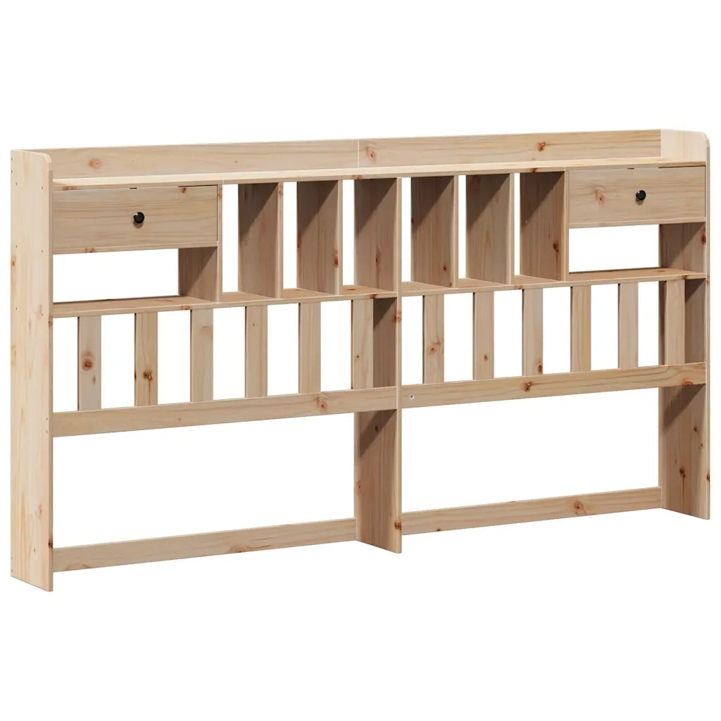 Letto matrimoniale | Letto per adulti | Letto Libreria senza Materasso 180x200 cm in Legno di Pino