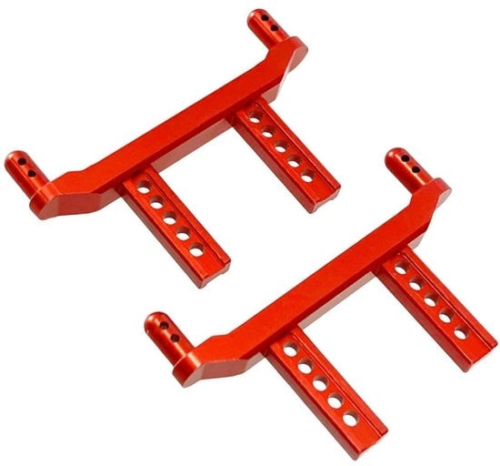 Componenti di Alta Velocità per RC - 2 Pezzi - Rosso - affidabili - Realizzato in Metallo - Componenti per Auto RC