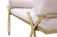 Panca Ribbon Rosa Cm 112,5X49X53