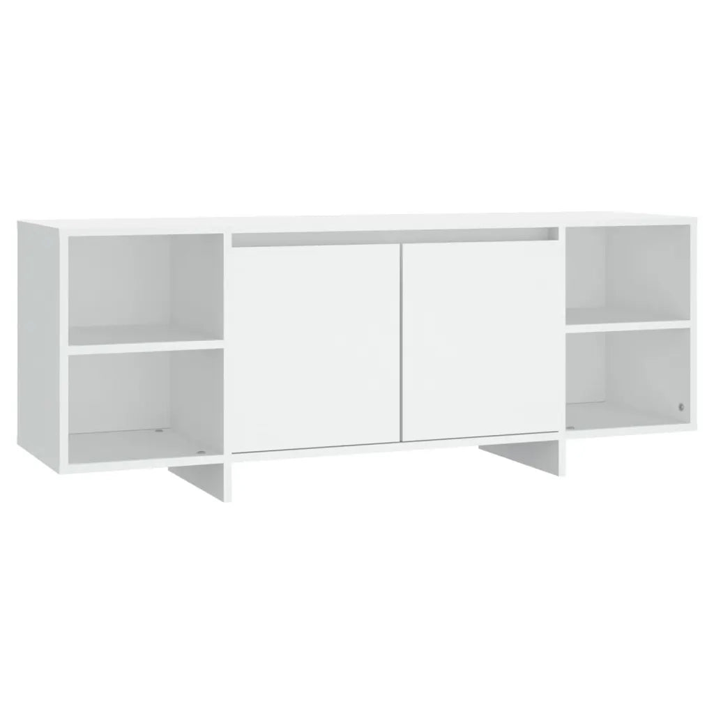 Mobile Porta TV Bianco 130x35x50 cm in Truciolato 809584