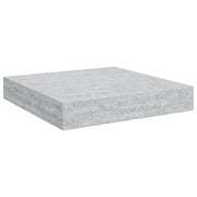 Scaffale a parete | Ripiano a parete | Mensola a parete Grigio Cemento 23x23,5x3,8 cm in MDF