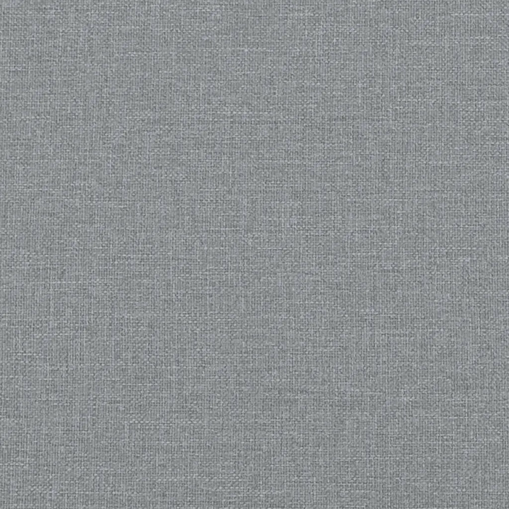 Panca con Cuscini Grigio Chiaro 113x64,5x75,5 cm in Tessuto 372130