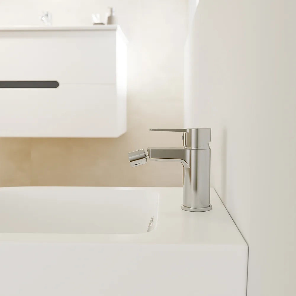 Set miscelatori: lavabo bidet senza scarico e incasso doccia monocomando cromato | Jane