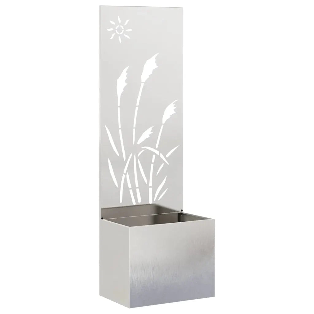Schermo per privacy in giardino Traforo Argento 50 x 150 cm 876431
