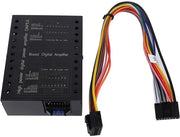 Auto DSP Verstregolatore - 4 Canali Amplificatore Audio - Uscita Audio Stabile - Metallo Nero - Tecnologia A/B Classe - Ideale per Auto...