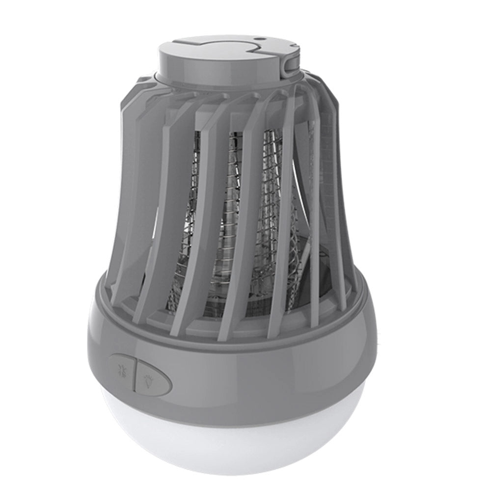 Zanzariera Elettrica Torcia Lampada LED da Campeggio Anti Zanzare Batteria AAA