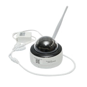 Telecamera di sorveglianza 5 MP, P2P WIFI 2.4GHz, rotazione 360° PTZ con sensore di movimento, rilevamento umano e applicazione iCSee