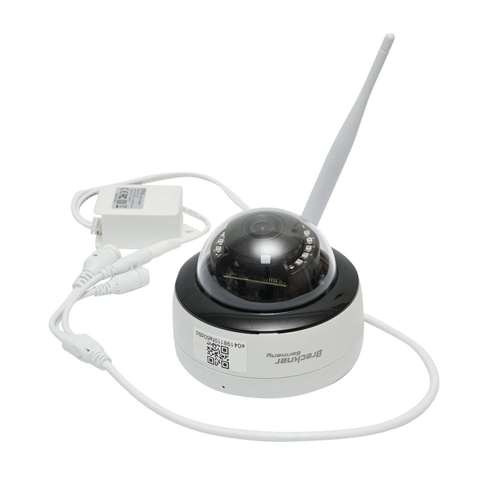 Telecamera di sorveglianza 5 MP, P2P WIFI 2.4GHz, rotazione 360° PTZ con sensore di movimento, rilevamento umano e applicazione iCSee