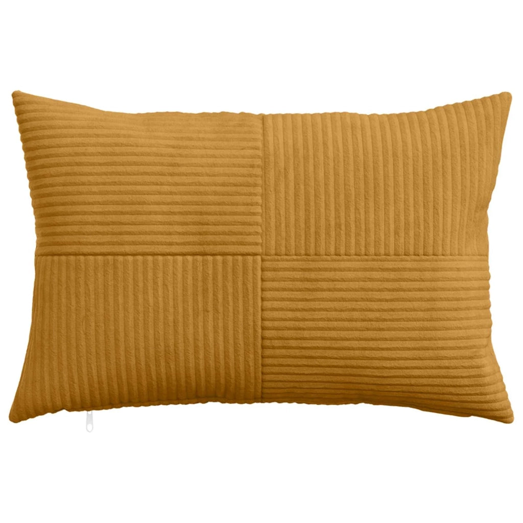 Federa 2 pcs ALMELO Giallo 30 x 50 cm corduroy 913971
