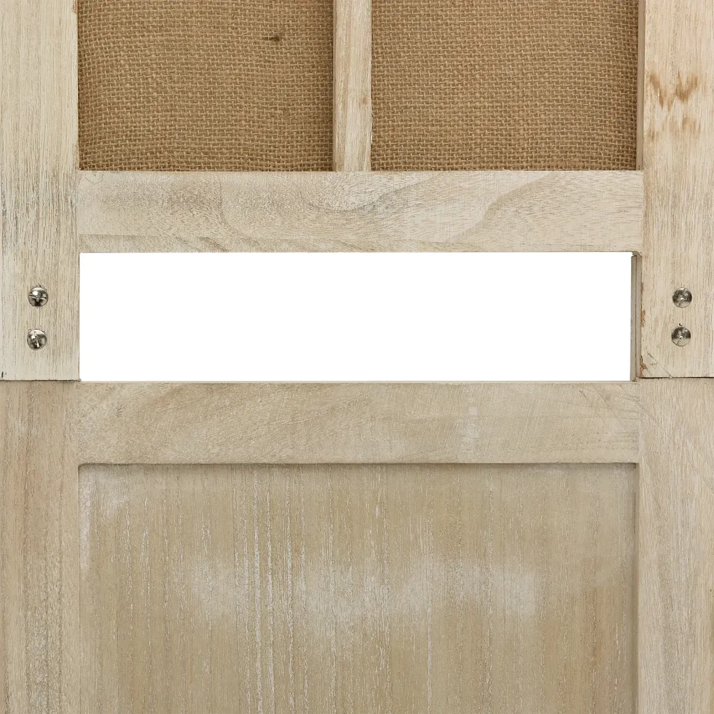 Divisorio a 6 Pannelli Marrone 214x165 cm in Tessuto cod mxl 62167