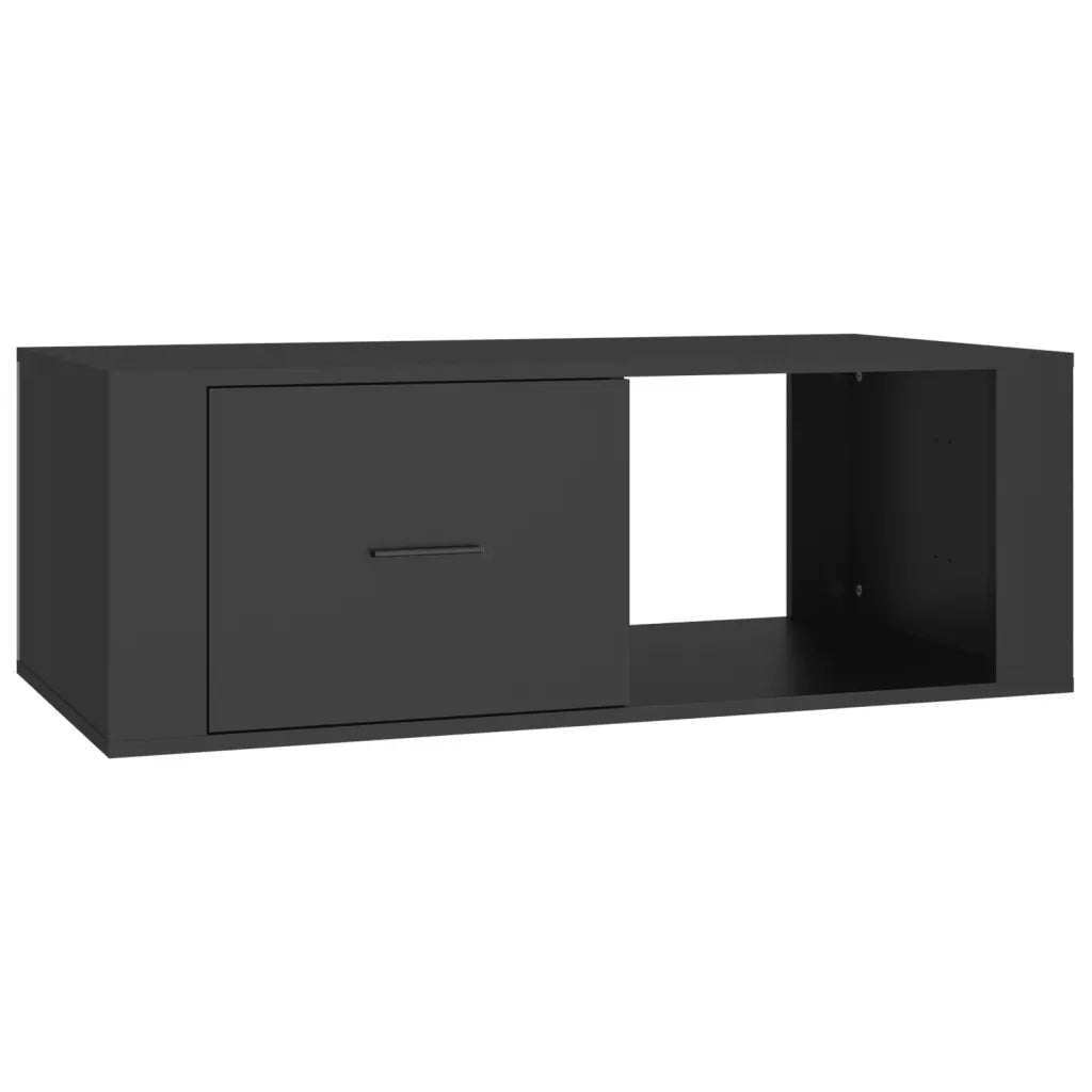 Tavolino da salotto | Tavolino da caff¨¨ | Tavolino da Soggiorno Nero 100x50,5x35 cm in Legno Multistrato