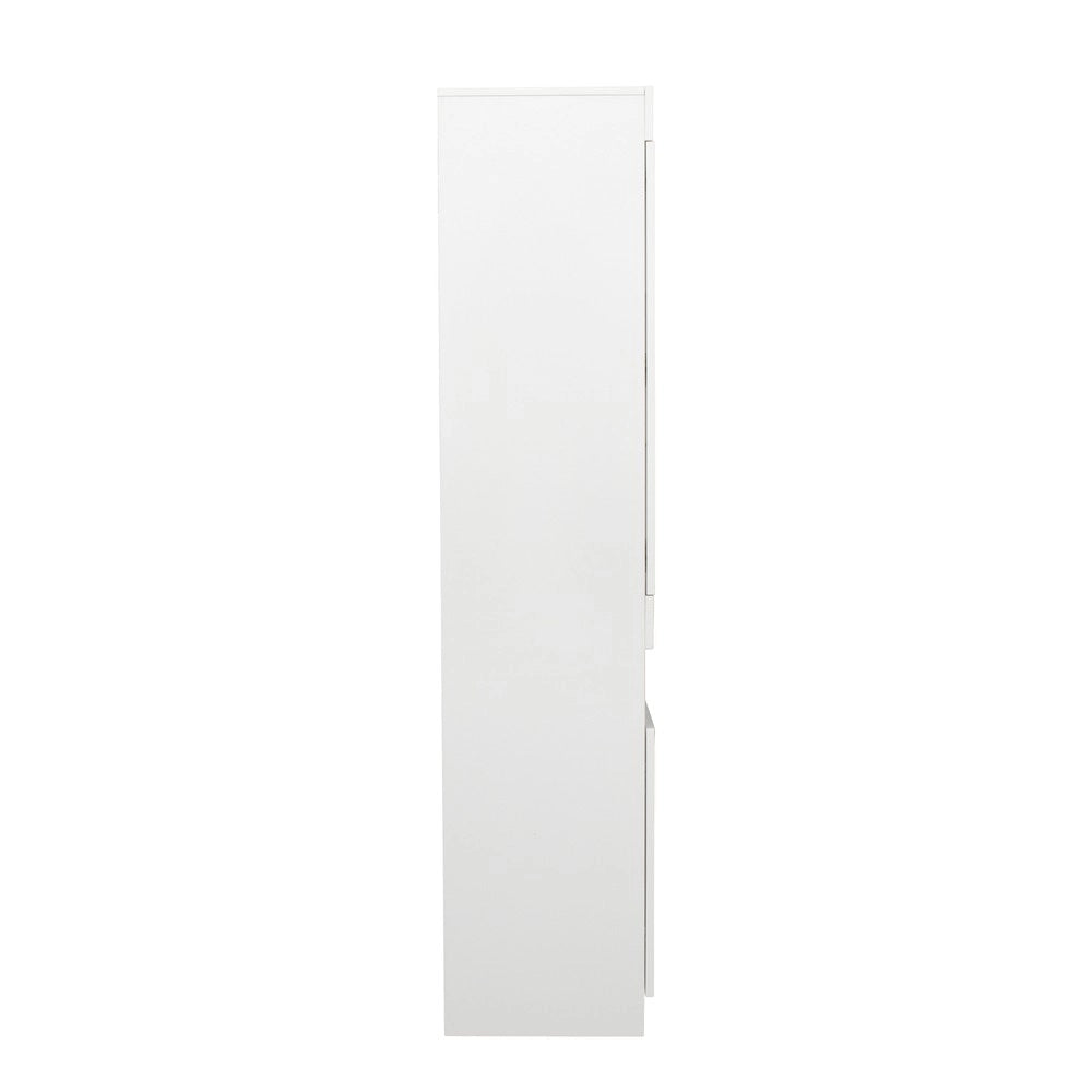 Vetrina con Luci LED ¨C MINIMAL ¨C Bianco, Soggiorno, Legno