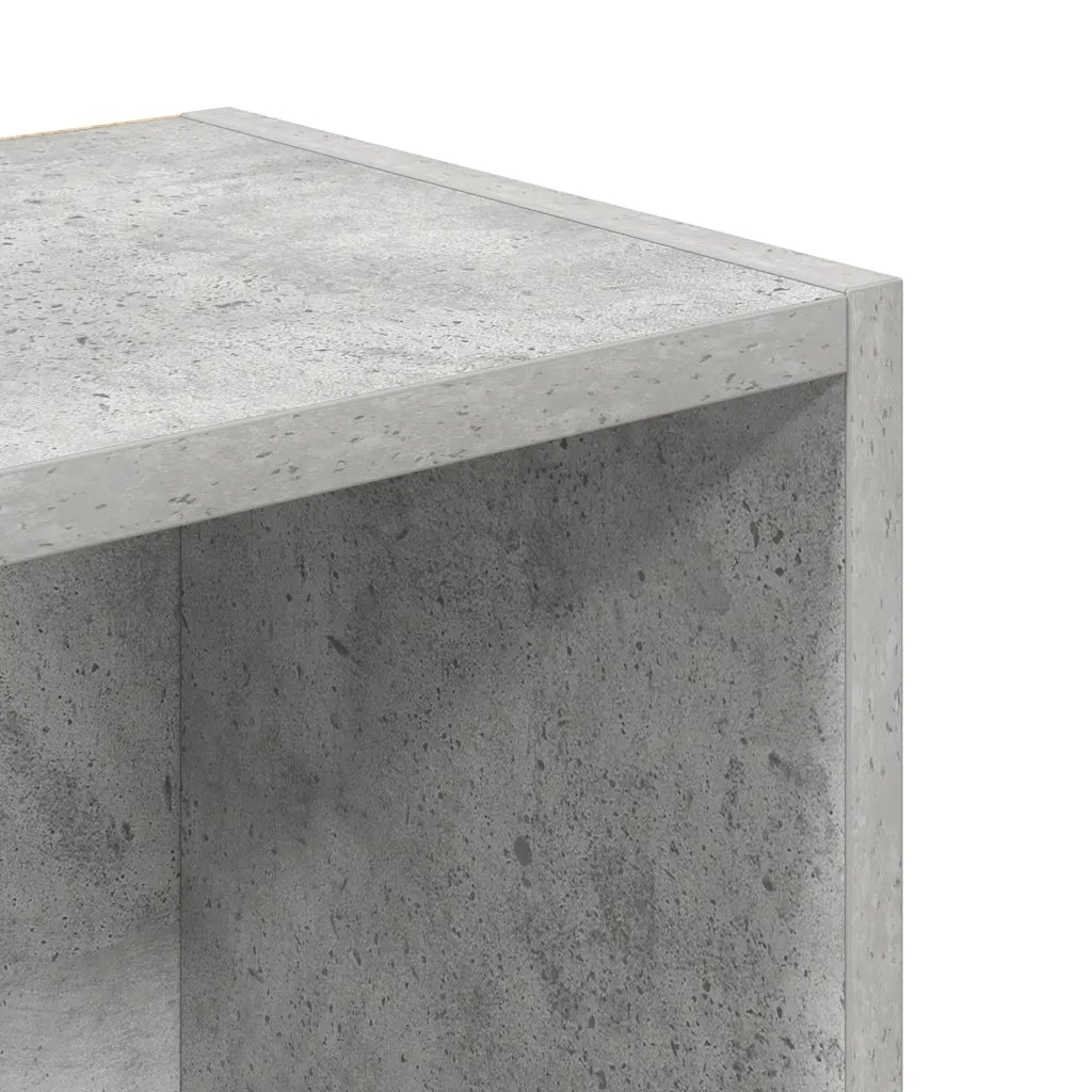 Libreria Grigio Cemento 31x24x102 cm in Legno Multistrato 860340