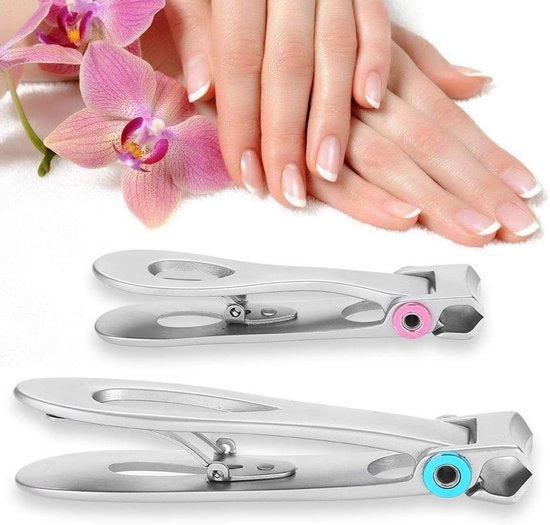 Set di forbici per unghie - Trimmer per unghie dei bambini - Forbici Rvs - Attrezzatura per manicure e pedicure - Cura delle unghie - Argento