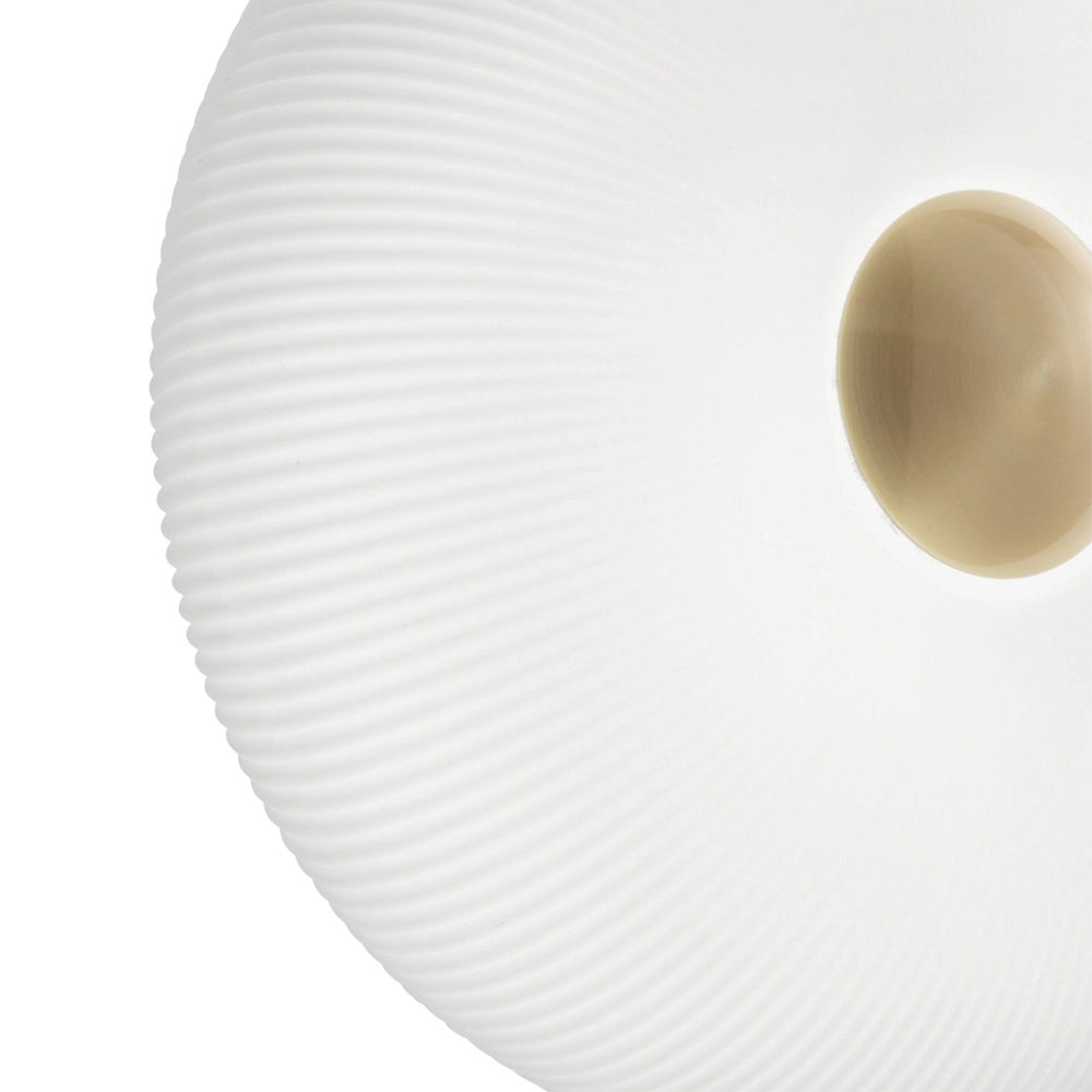 Plafoniera Moderna Arizona Vetro Bianco 3 Luci Gx53 9W 3000K Luce Calda