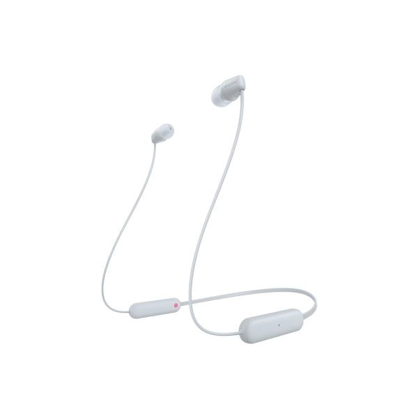 Sony wi-c100 auricolare wireless in-ear musica e chiamate bluetooth bianco - WIC100W