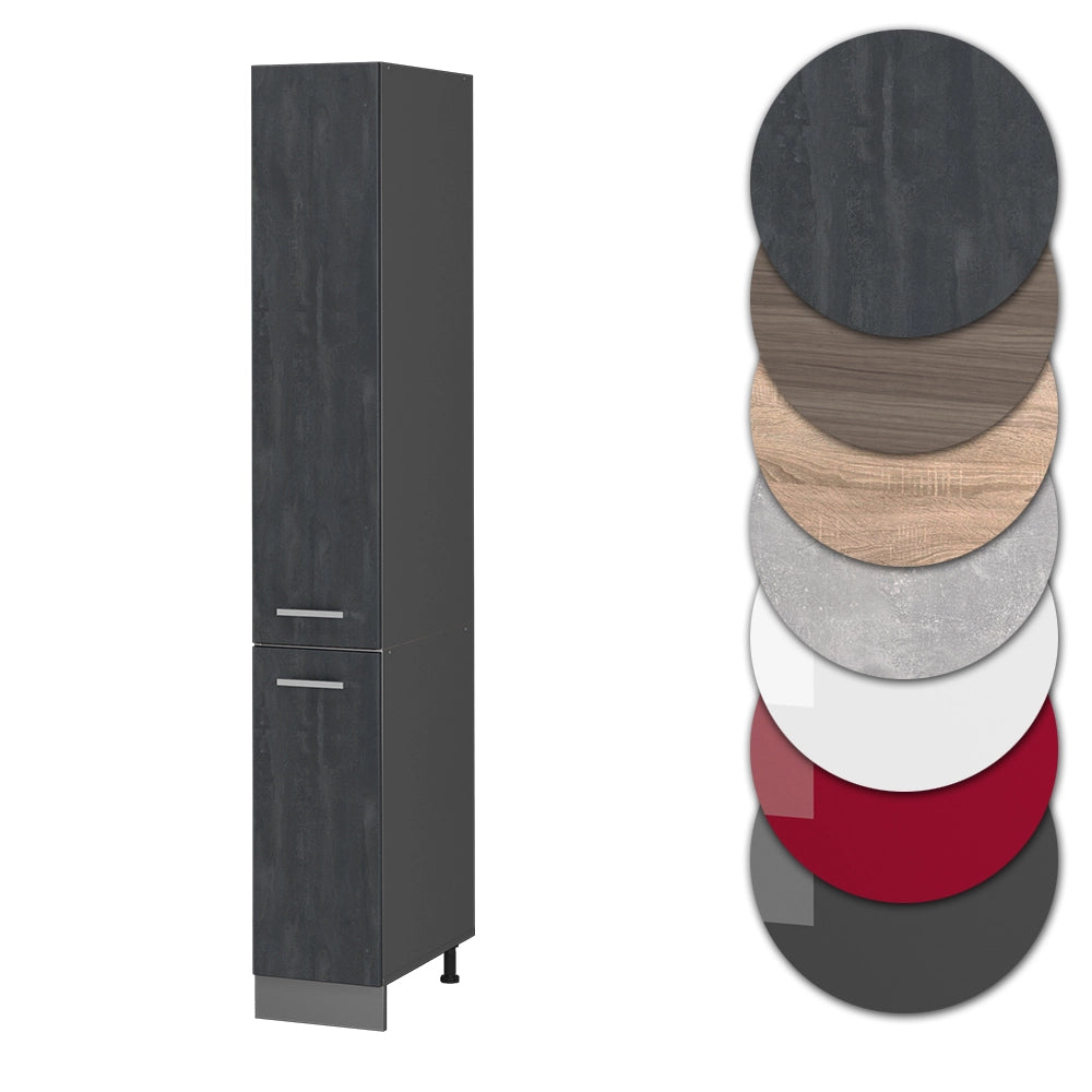 Armadio da farmacia R-Line Calce nera/Antracite 30 cm Vicco