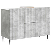 Credenza | Madia | Buffet da pranzo | Armadio da pranzo Grigio Cemento 89 x 34,5 x 62 cm Legno ingegnerizzato