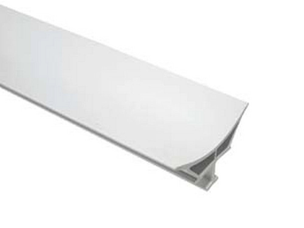 10pz profilo raccordo igienico rigido - mm.10,5x65x26h. barra mt.2 - bianco cod:ferx.fer453028