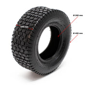 2x copertoni 2x camere d’aria per trattorini tosaerba 18x8.50-8 4PR Valvola angolare