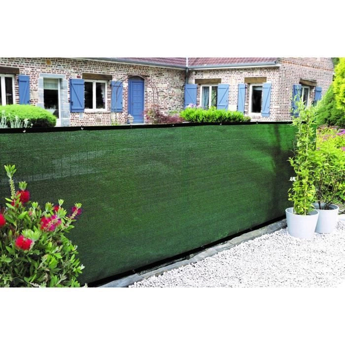 Frangivista - NATURE - 1 x 3 m - Oscurante 5/5 - HDPE 350 g/m - Verde kaki