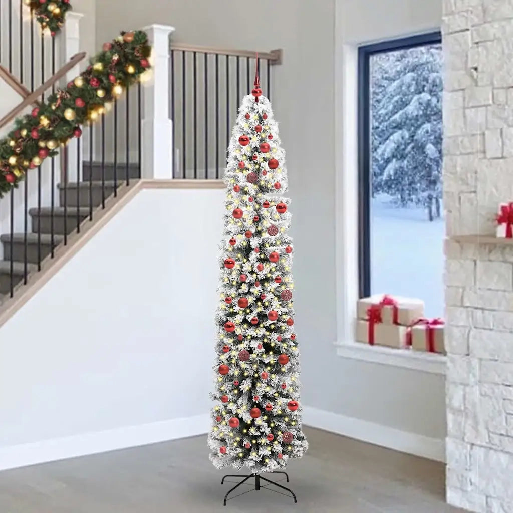 Albero di Natale artificiale con 300 LED Verde 240 cm 3395044