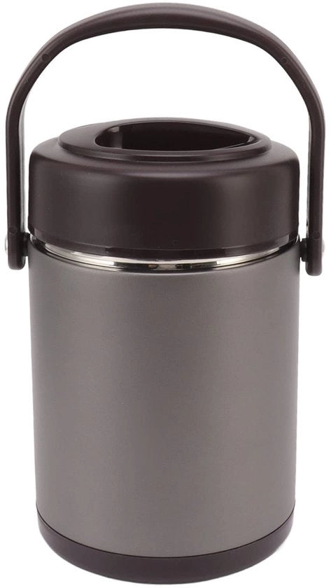 Contenitore Termico 2 Litri - Container a Vuoto Isolato - Impermeabile - Sostanza Inox Resistente - Alta Resistenza - Conservazione di Cibi - Contenitore per Cibi