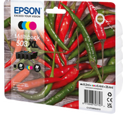 Epson 503XL cartuccia d'inchiostro 4 pz Originale Resa elevata (XL) Nero, Ciano, Magenta, Giallo