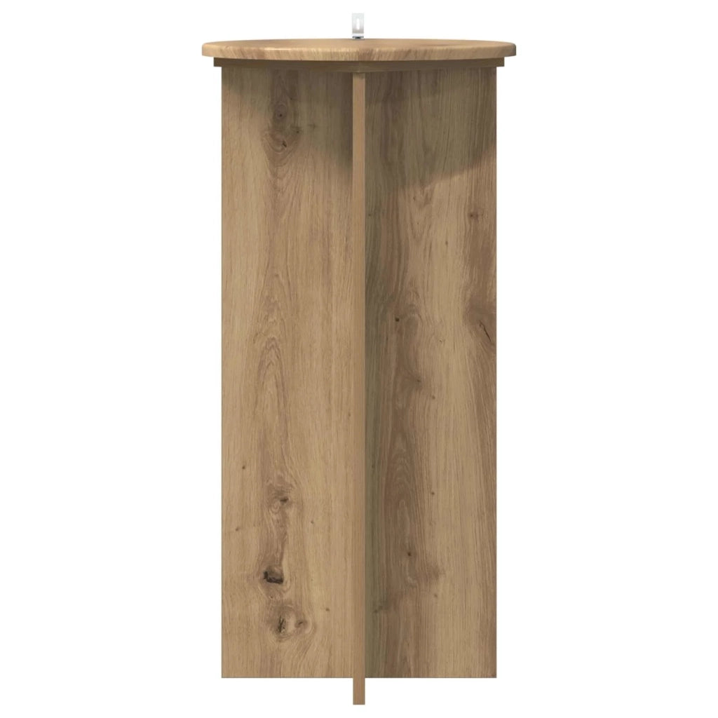 Supporto per piante 2 pcs Rovere Artigianale 40 x 40 x 80 cm 899707